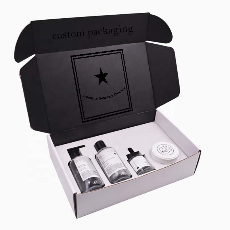 Premium Feel Men’s Skincare Black Mailer Boxes - Image 2
