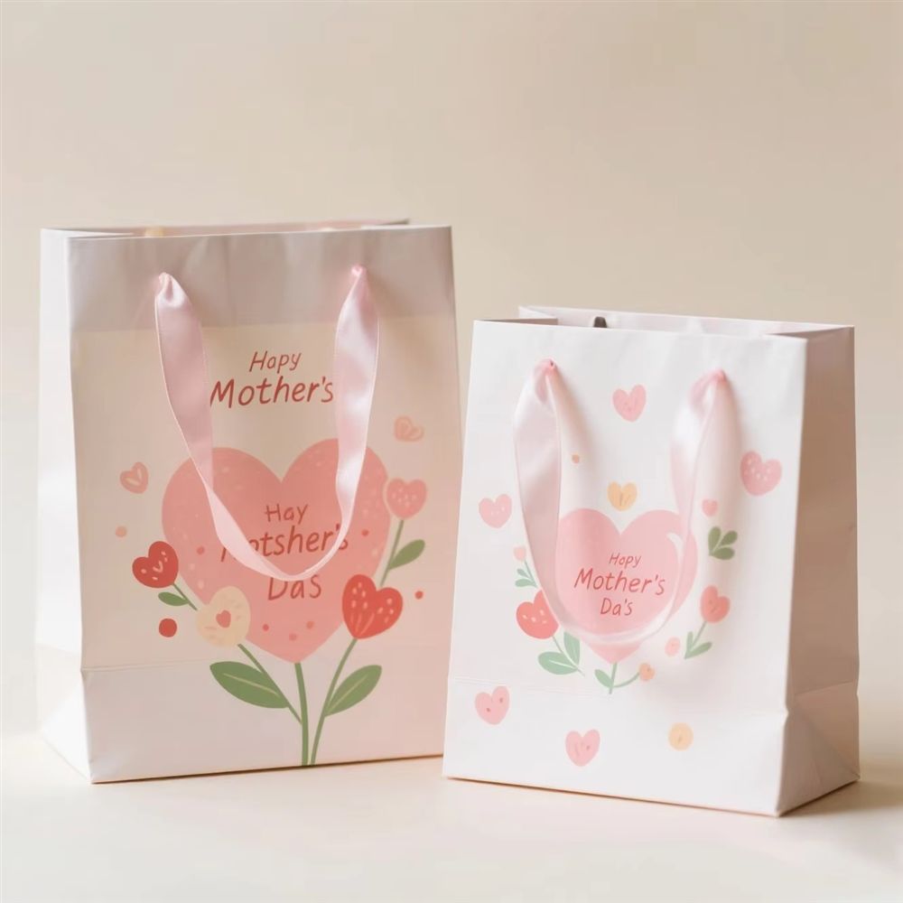 Personalized Shopping Paper Bag with Brand Logo & Rope Handles - Image 4