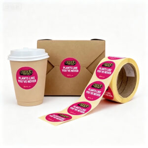 Custom Printing Logo Sticker Adhesive Packaging Label Stickers