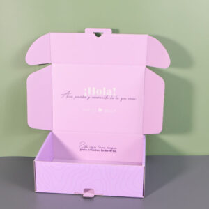 Customized high strength corrugated color box