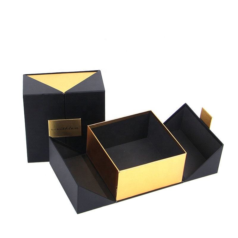 Customized Double Door Gift Box Cardboard With Logo