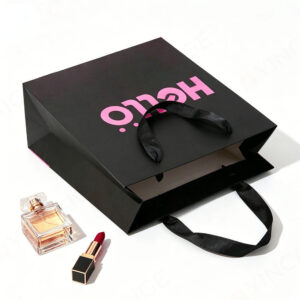 Custom Printed Luxury Paper Bag with Rope Handles