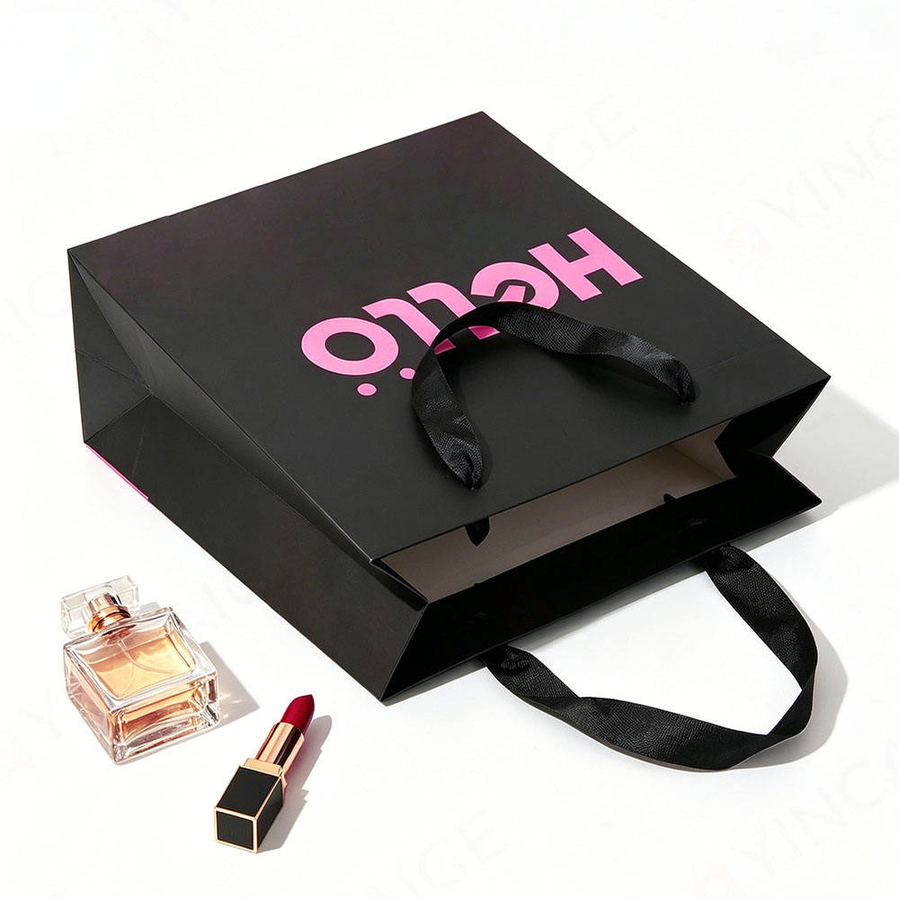 Custom Printed Luxury Paper Bag with Rope Handles