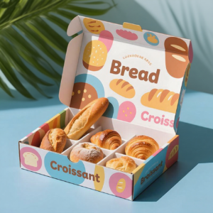 Customized fsc material dessert box with logo